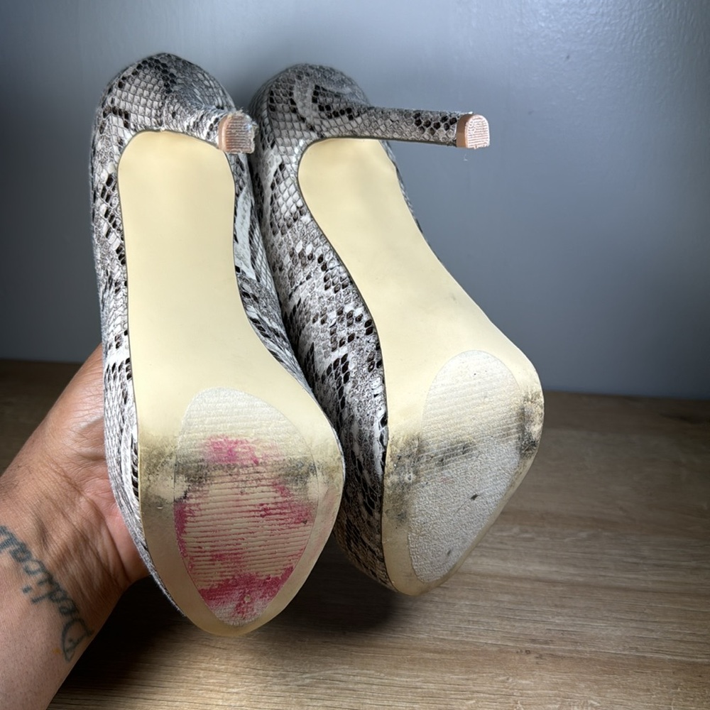 Steve Madden Nala Snake Print Pumps Women’s Size … - image 4